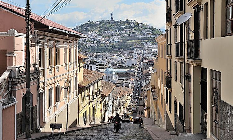 Quito Historic City in Ecuador is a cultural World Heritage Site in the country.