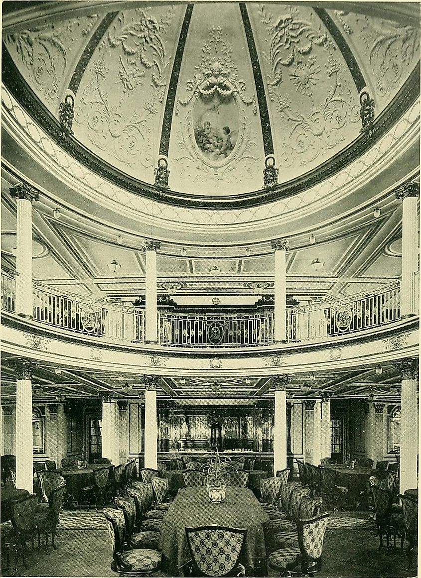 Finished first-class dining room