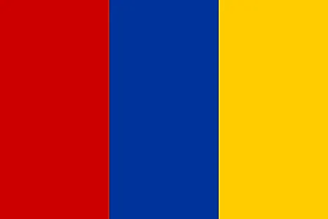  Flag of the Republic of New Granada and the Granadine Confederation, 1834 – 1861.