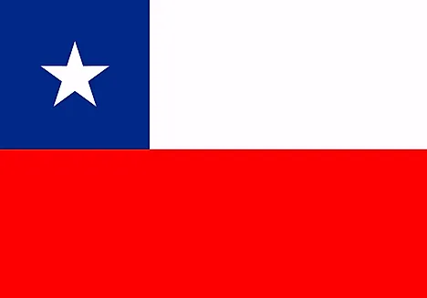 The flag of Chile.